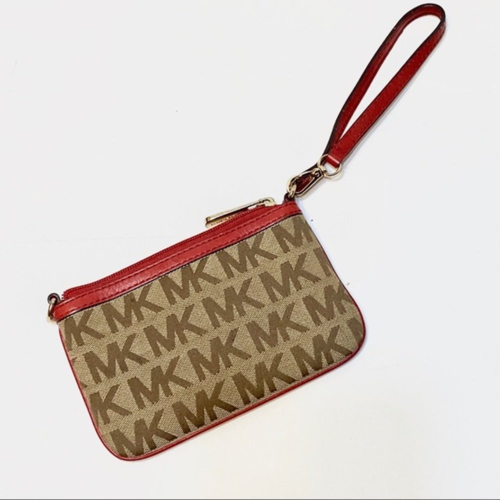 Michael Kors Red Jetset Wristlet